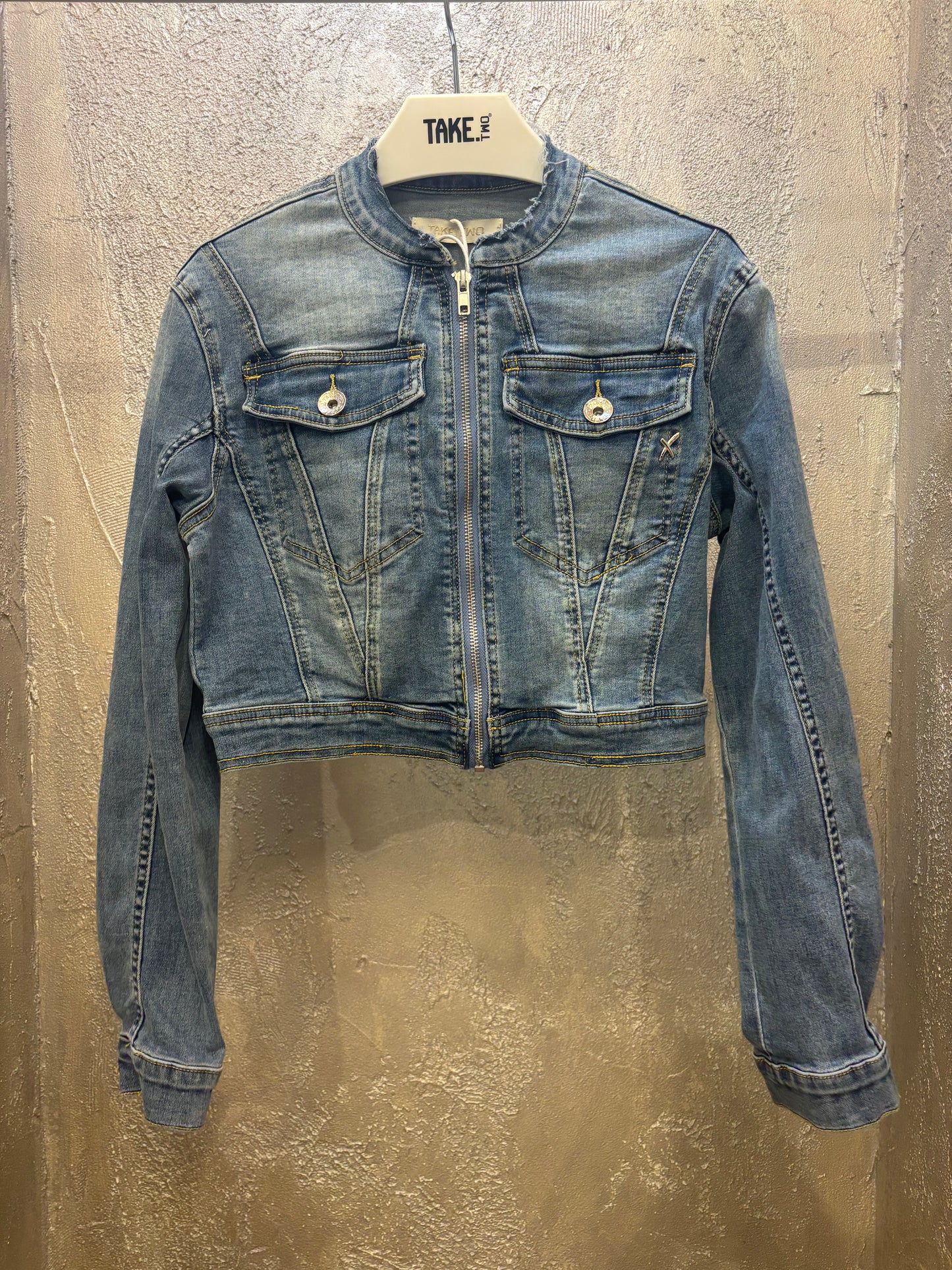 Giubbino jeans Taketwo