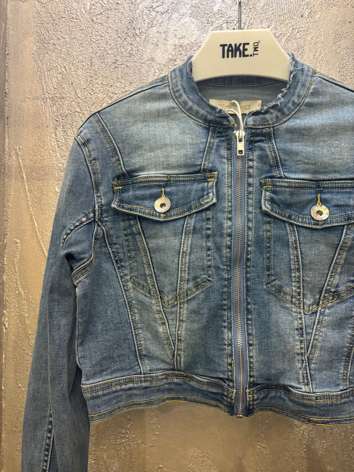 Giubbino jeans Taketwo