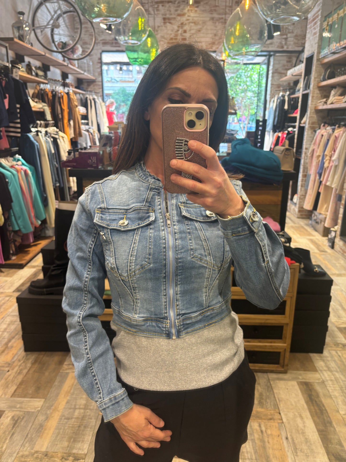 Giubbino jeans Taketwo