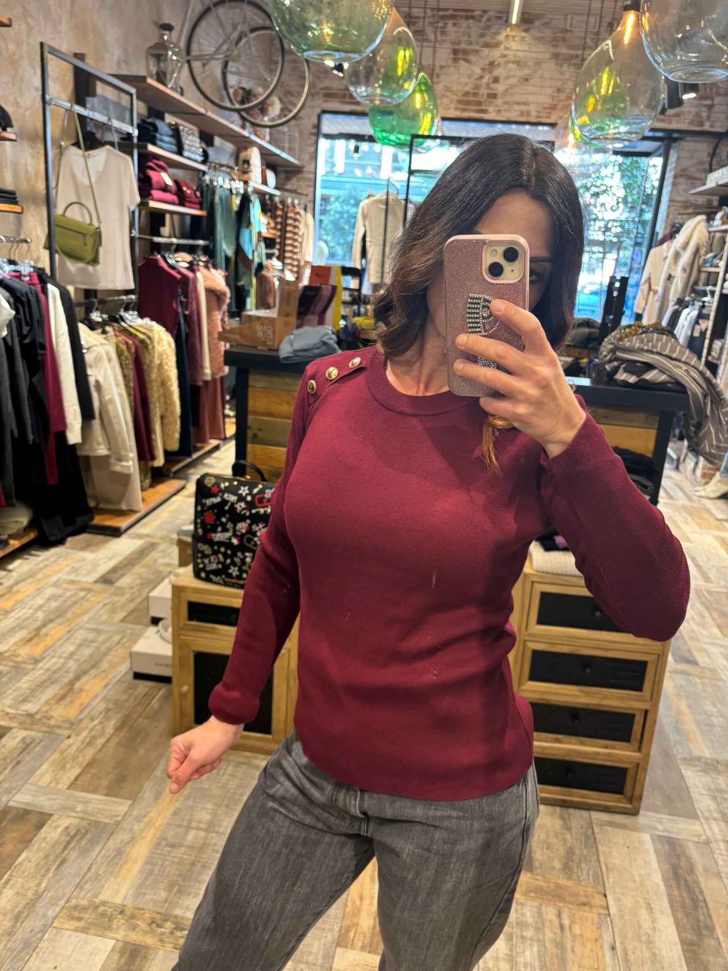 Maglia con bottoni Sarah Chole
