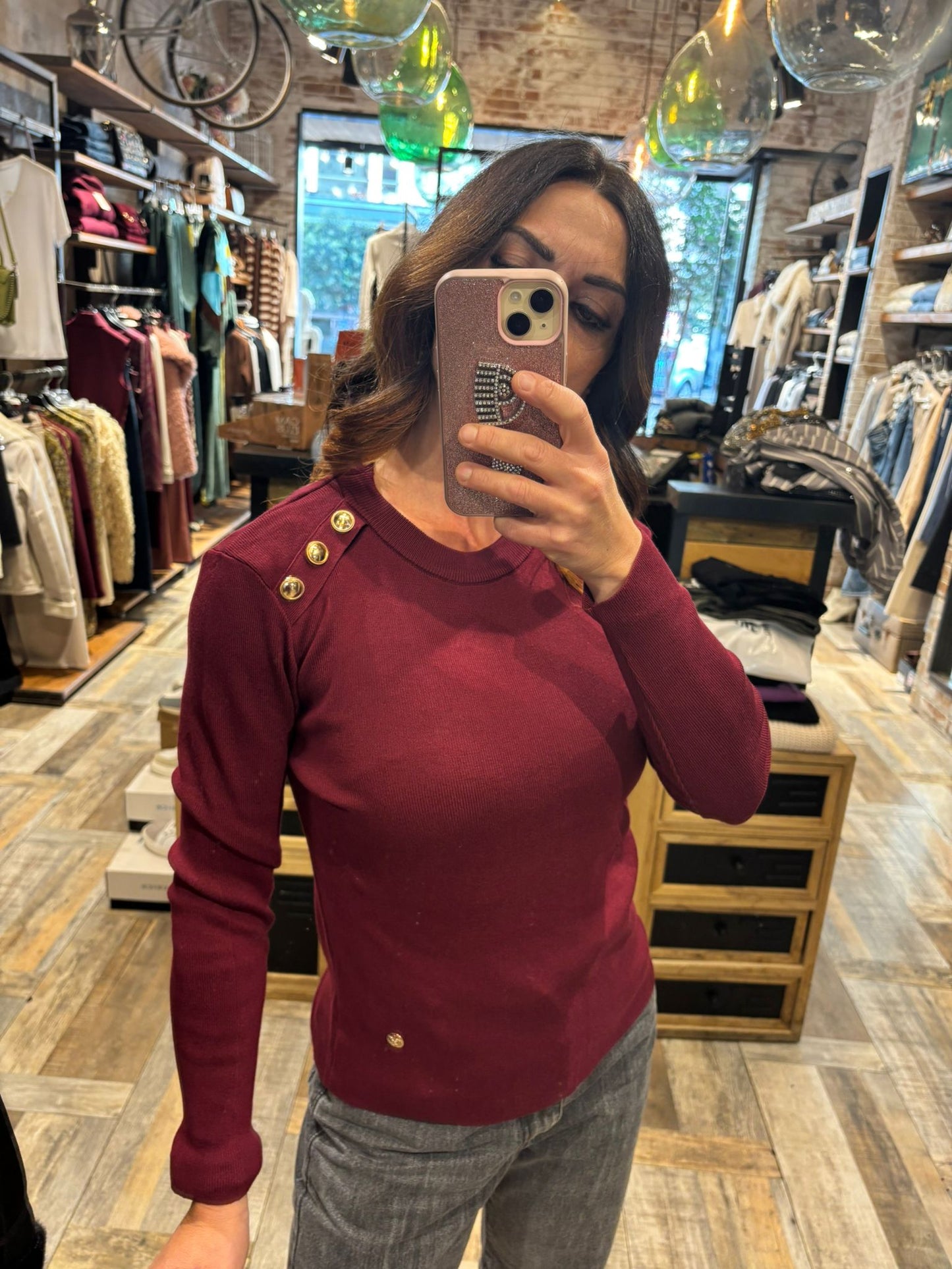 Maglia con bottoni Sarah Chole