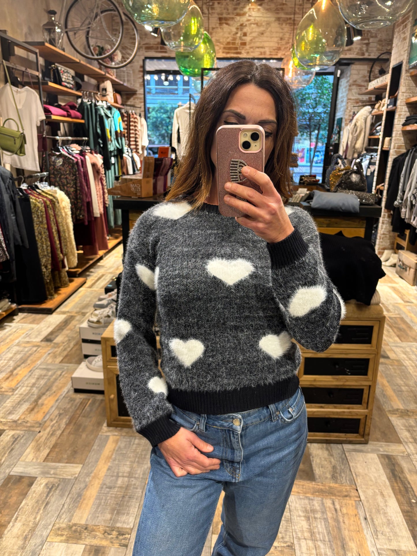 Maglione After con cuori
