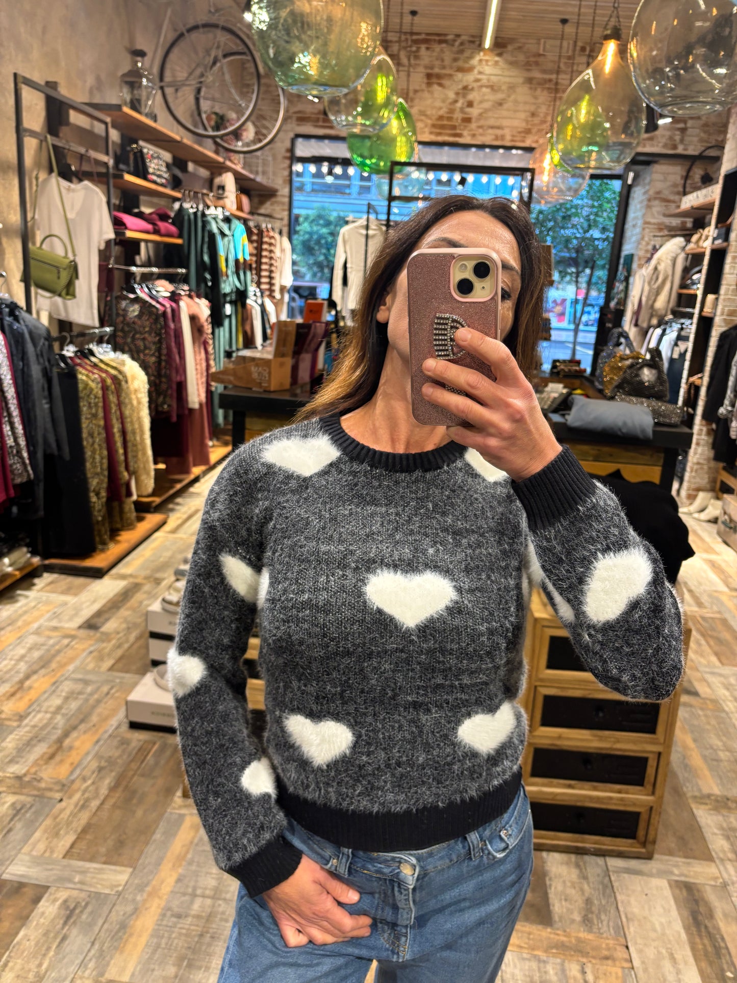 Maglione After con cuori
