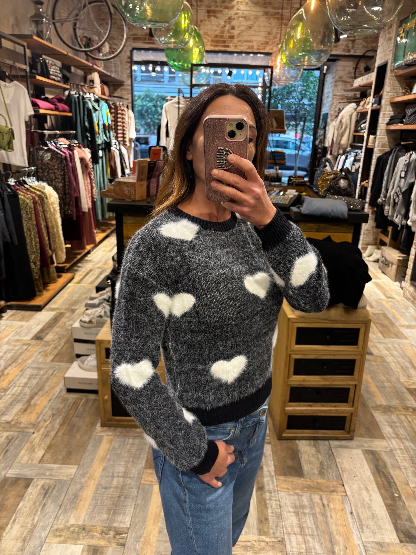 Maglione After con cuori