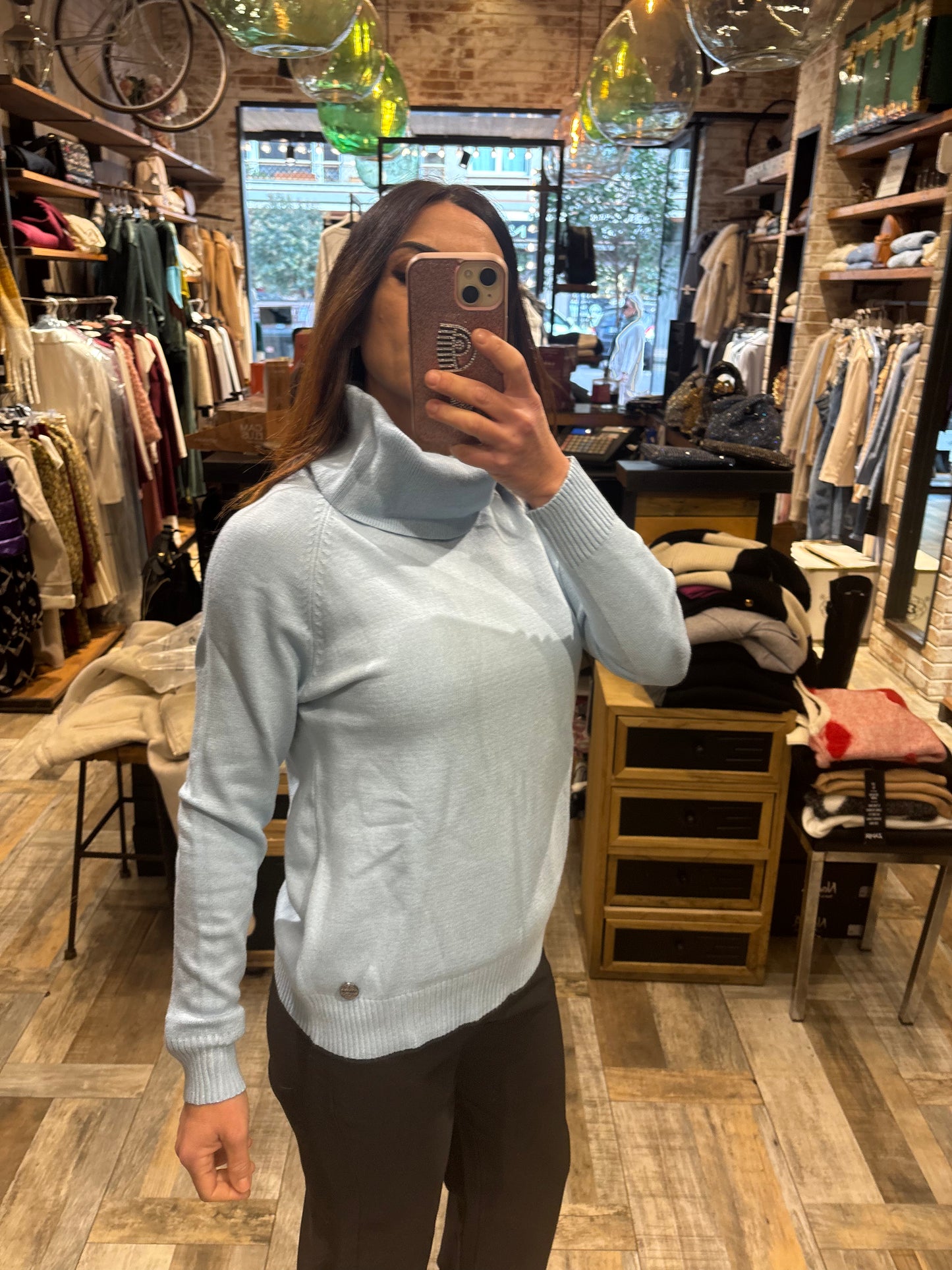 Maglia con collo ad anello taketwo