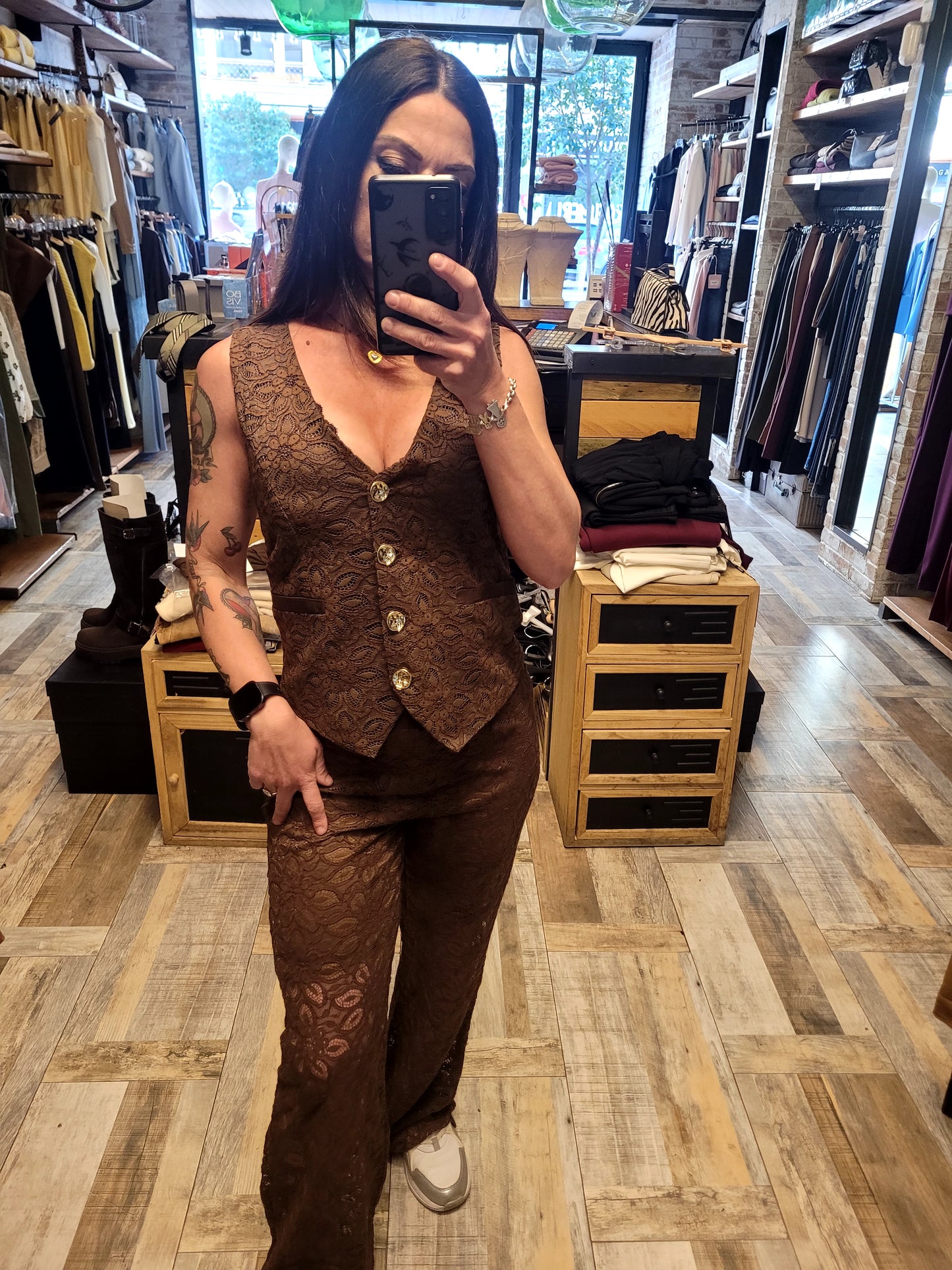 Pantalone in pizzo Gaile'