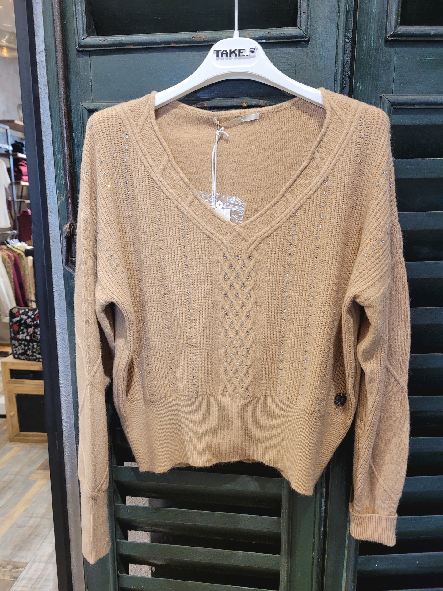 Maglia con strass TakeTwo