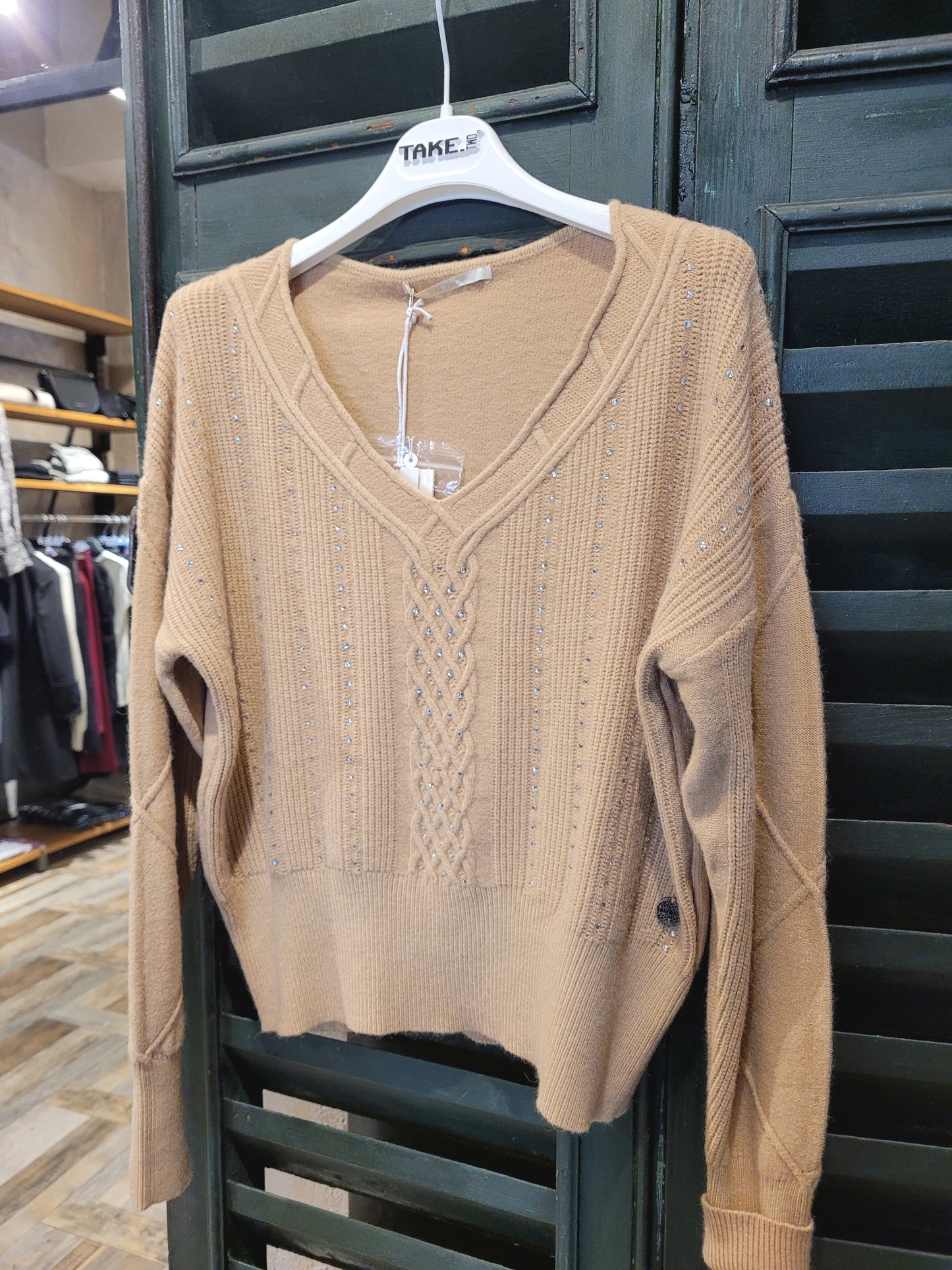 Maglia con strass TakeTwo