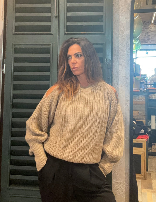 Maglione con aperture MDM