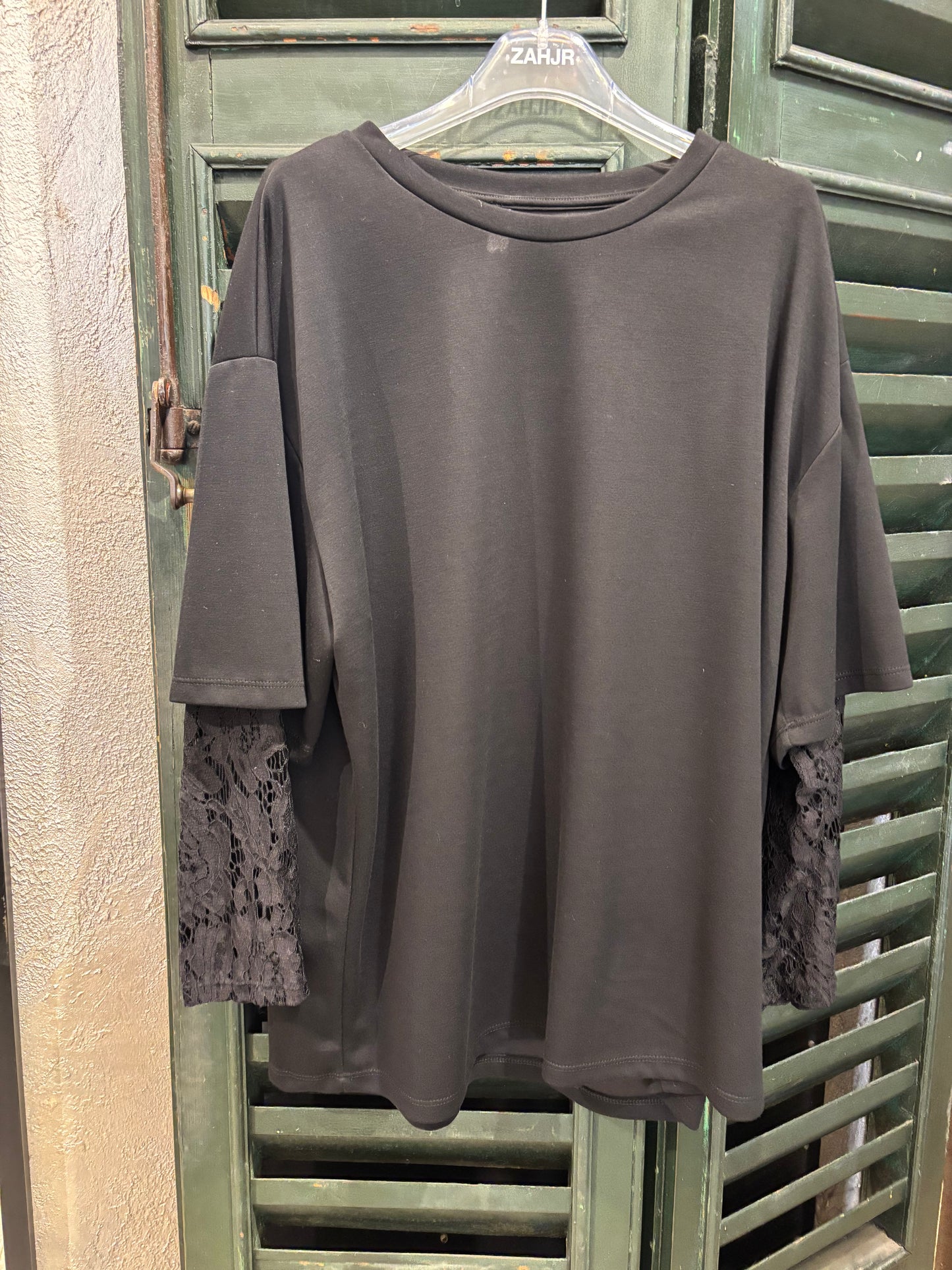 Felpa con pizzo Zahjr