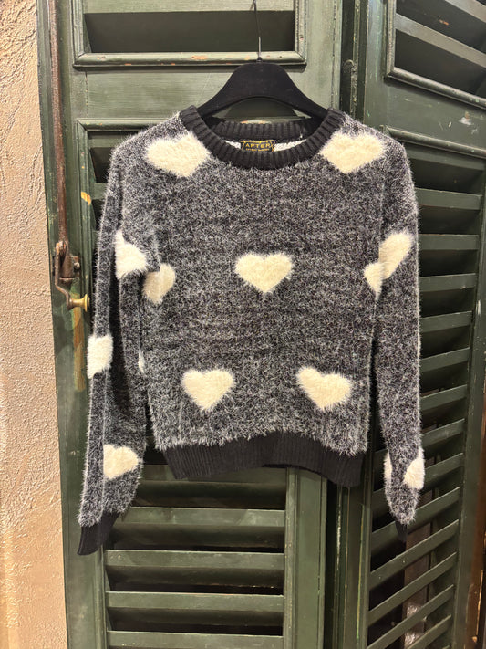 Maglione After con cuori