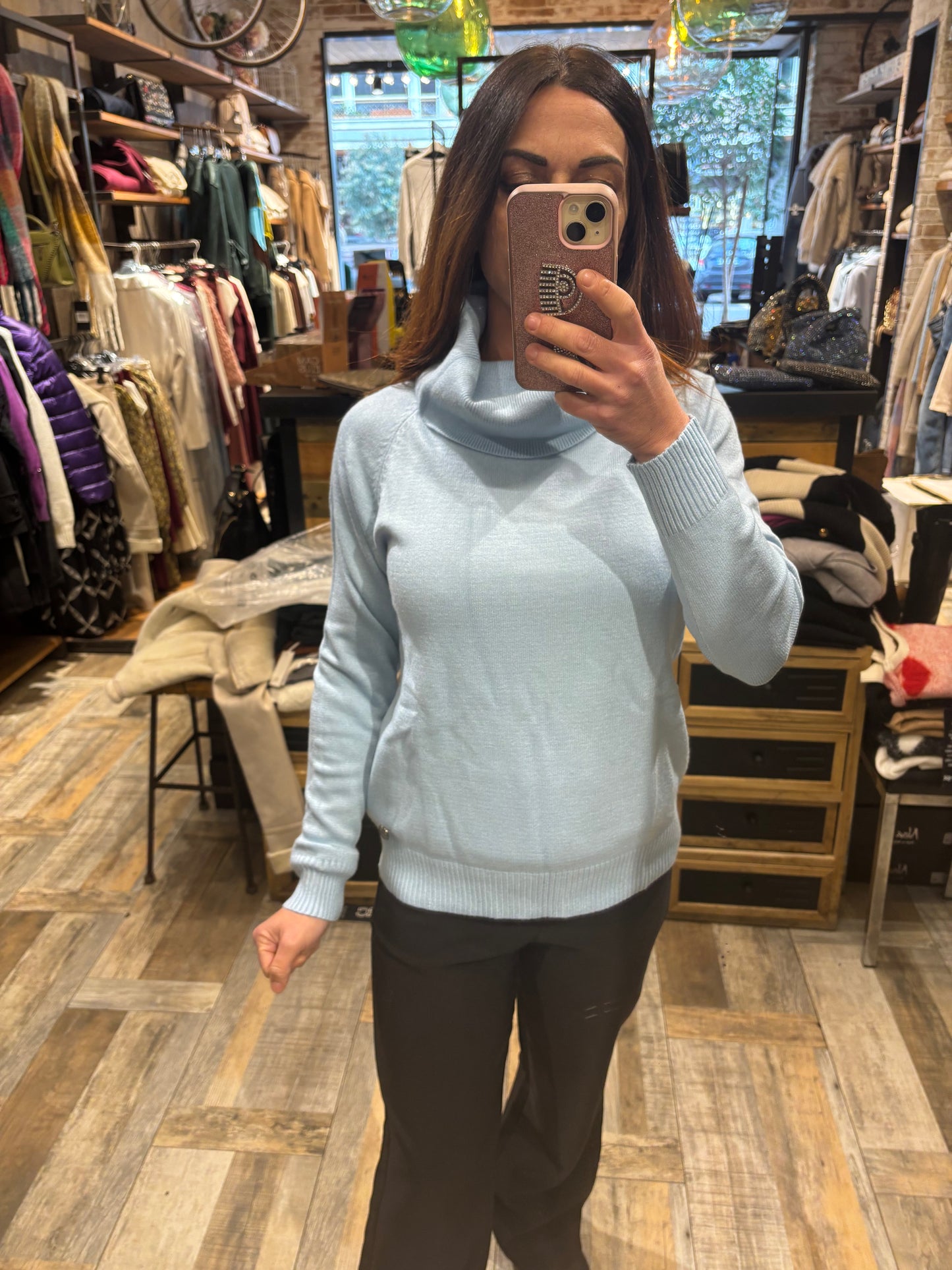 Maglia con collo ad anello taketwo