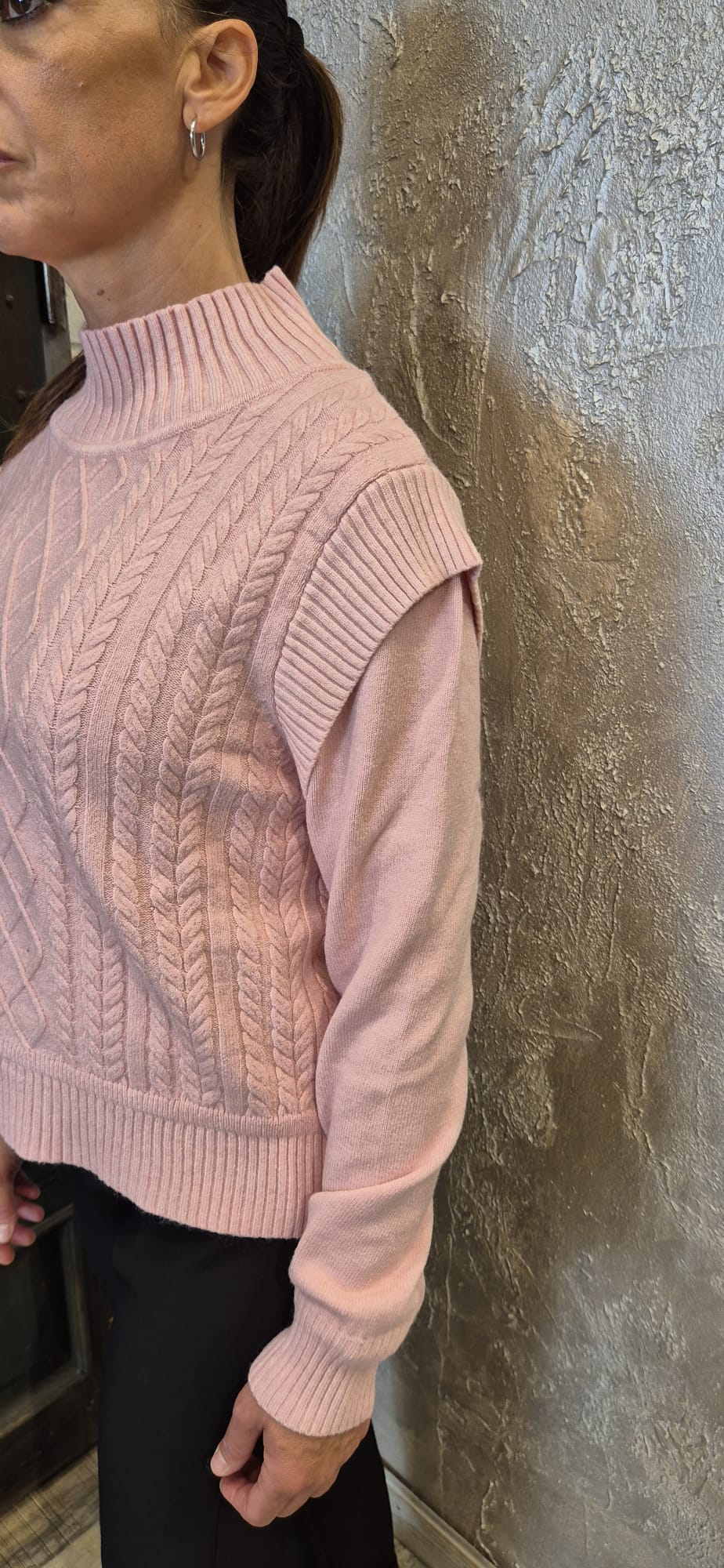 Maglione con trecce Zahjr