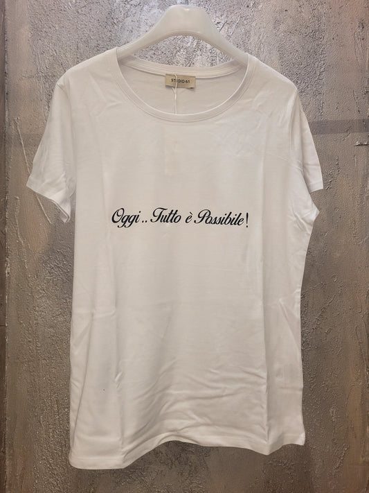 T-shirt con stampa