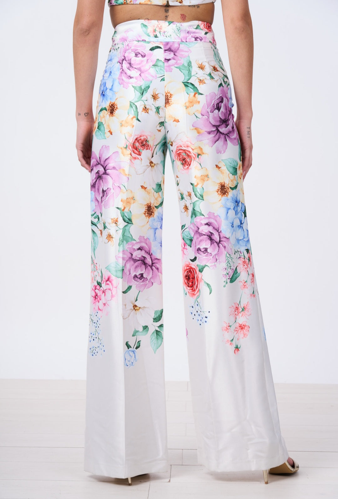 Pantalone fiorato