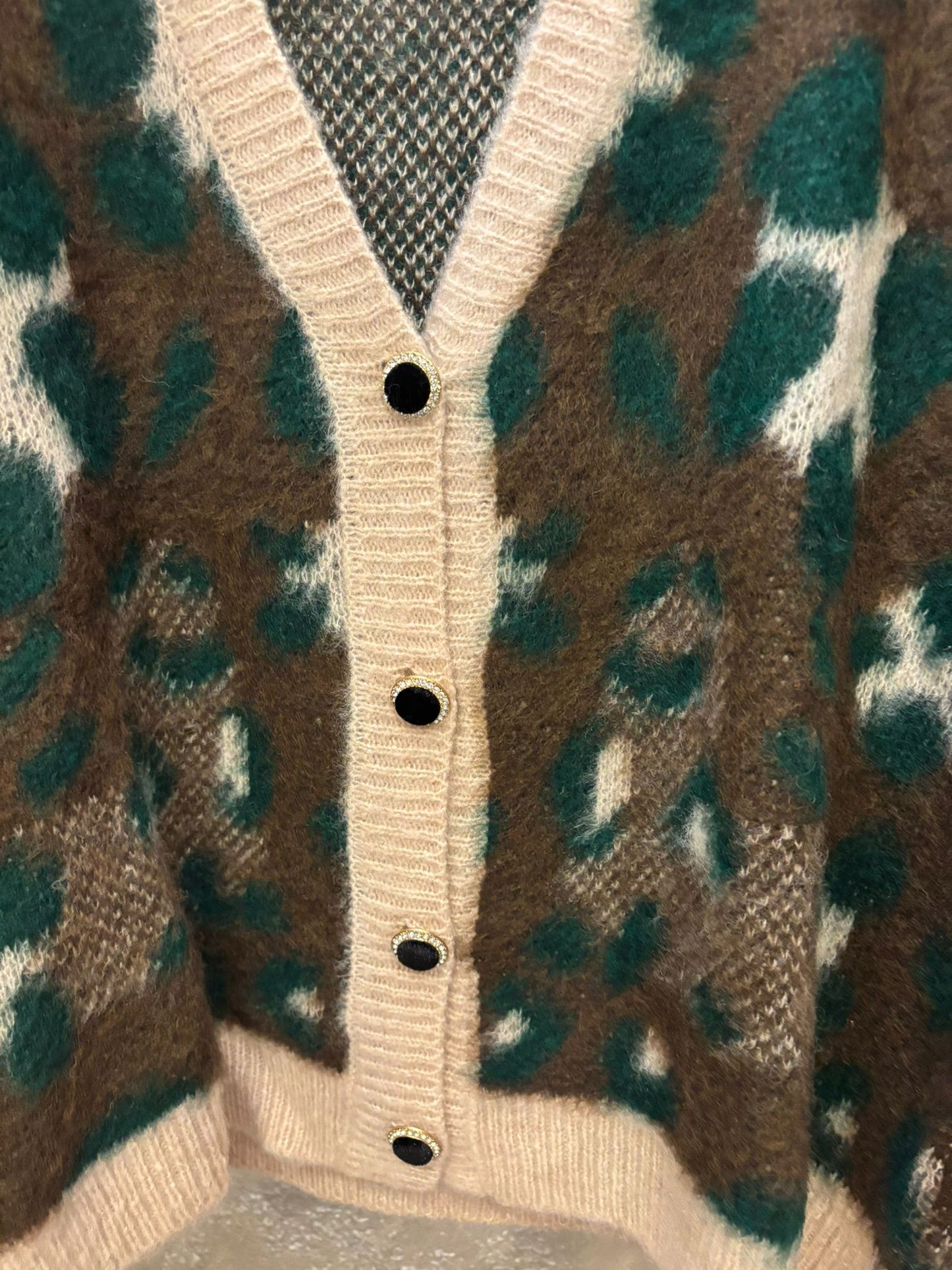 Cardigan leopardo Zahjr