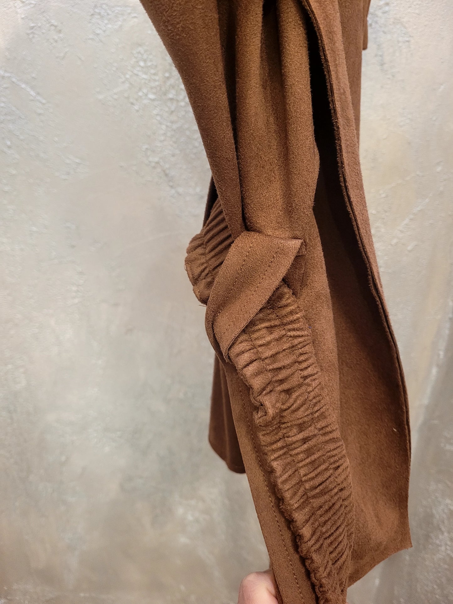 Gilet in suede Nualy