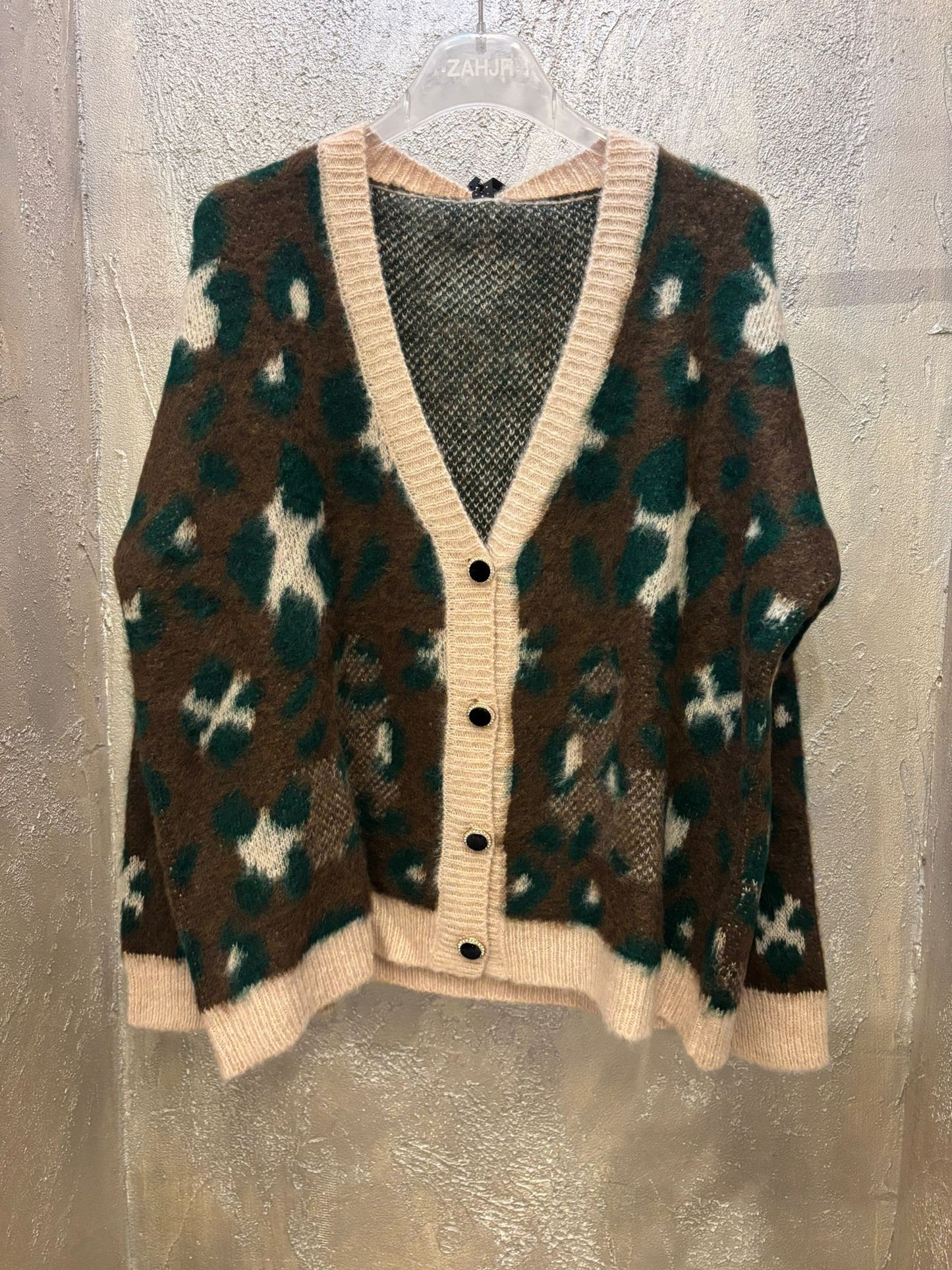 Cardigan leopardo Zahjr