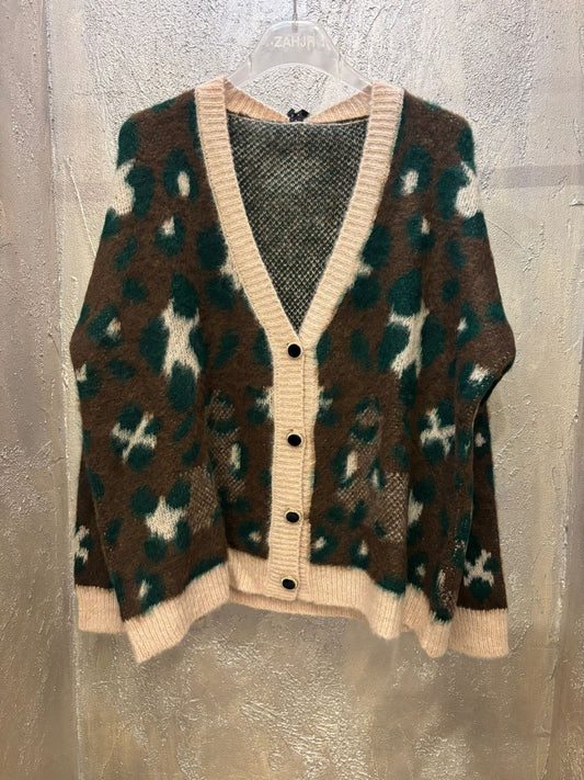 Cardigan leopardo Zahjr