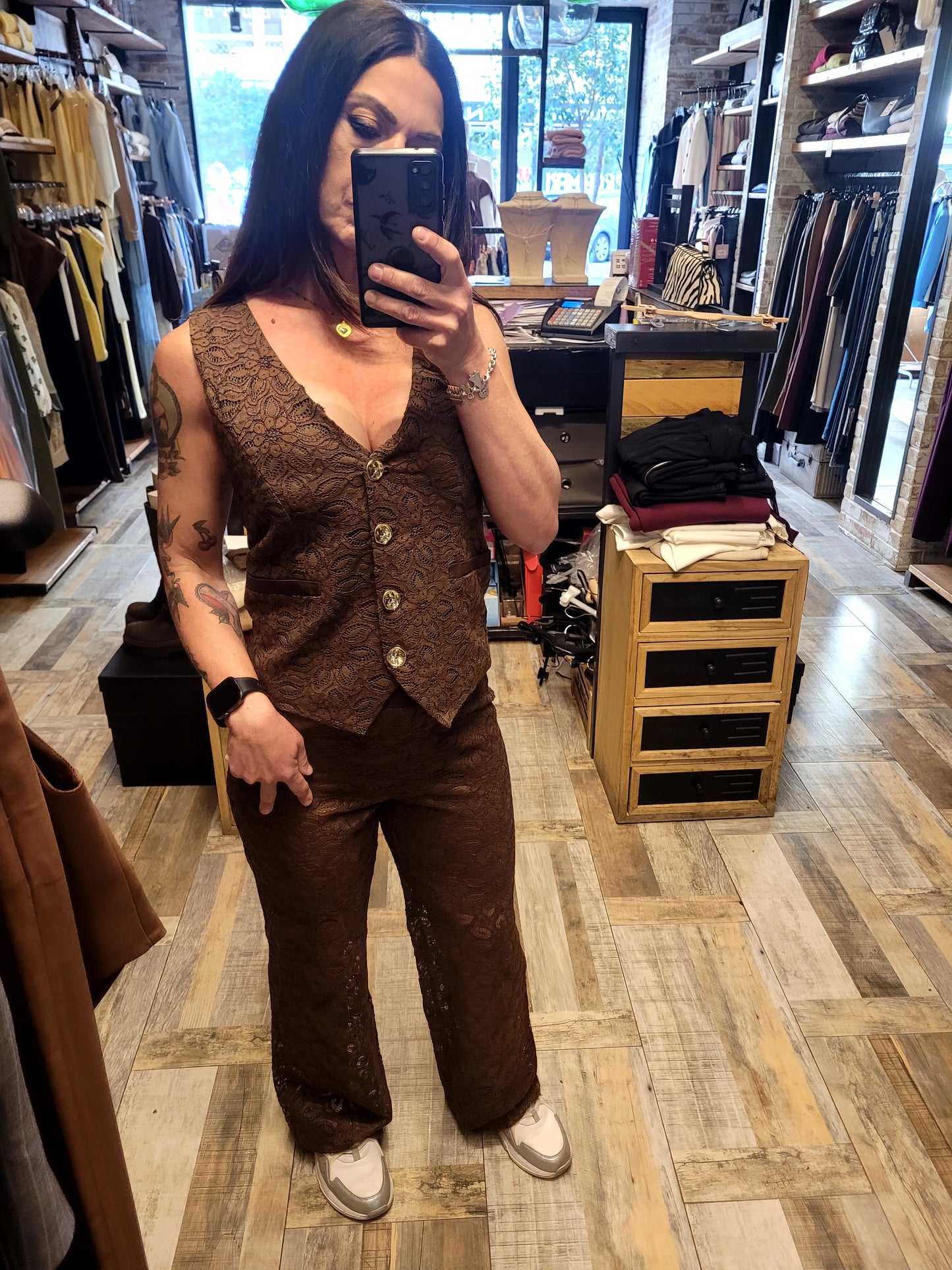 Pantalone in pizzo Gaile'