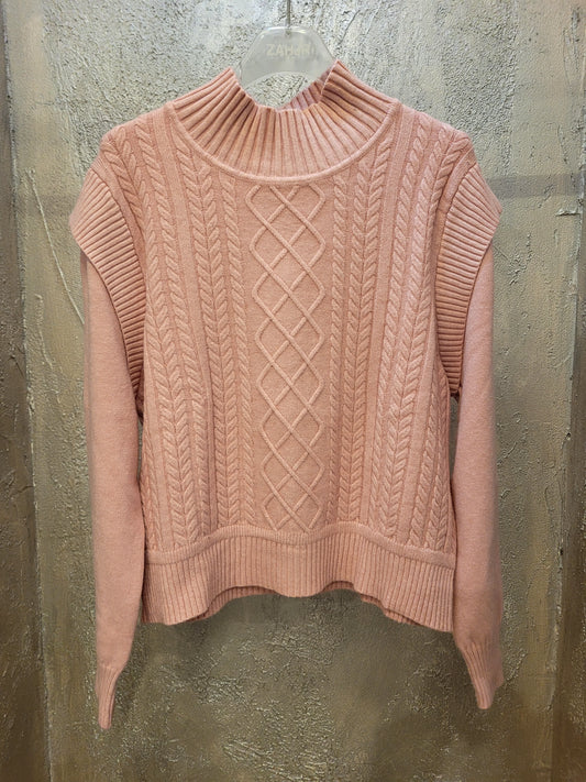 Maglione con trecce Zahjr