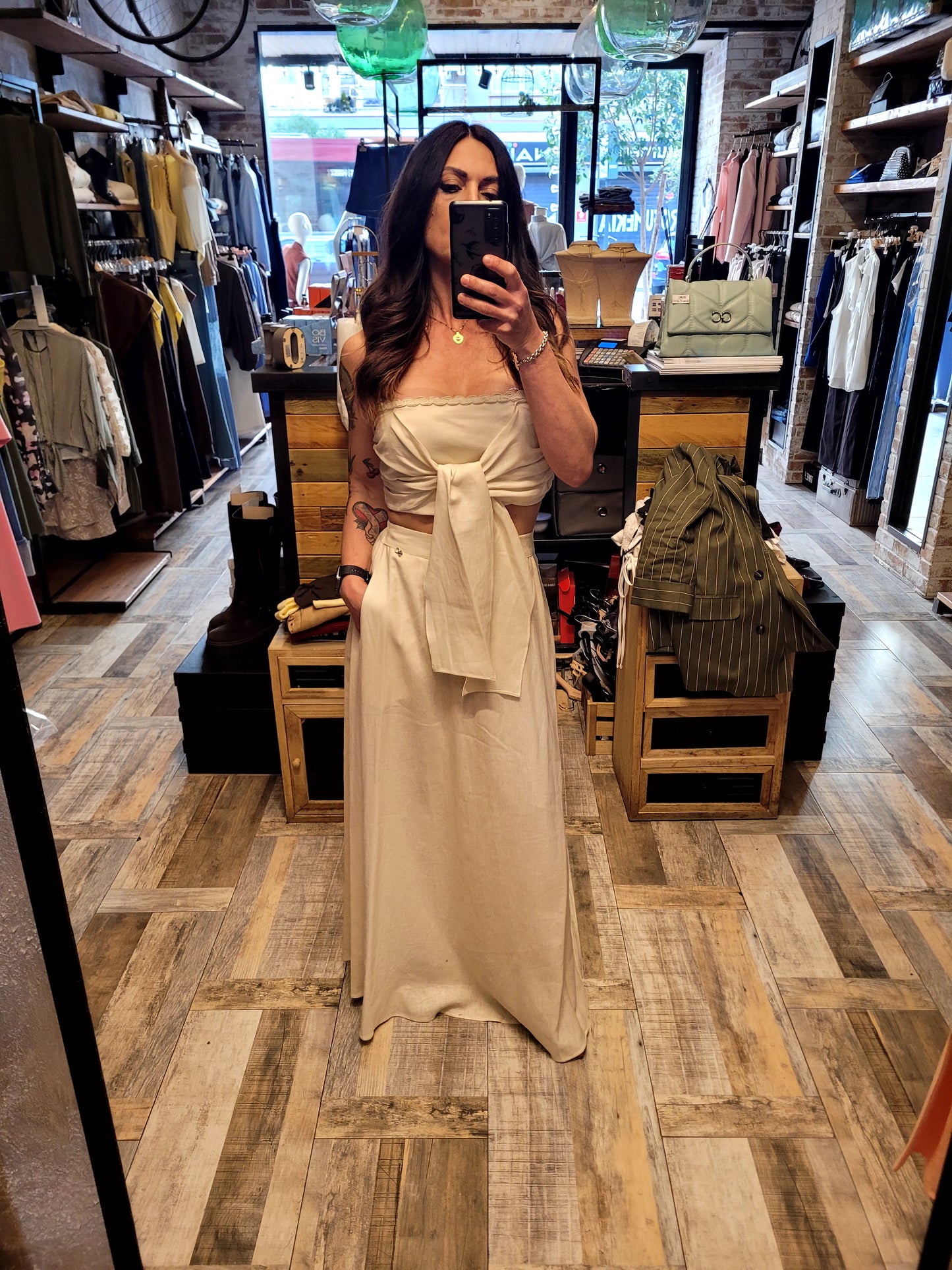 Top in lino Sarah Chole