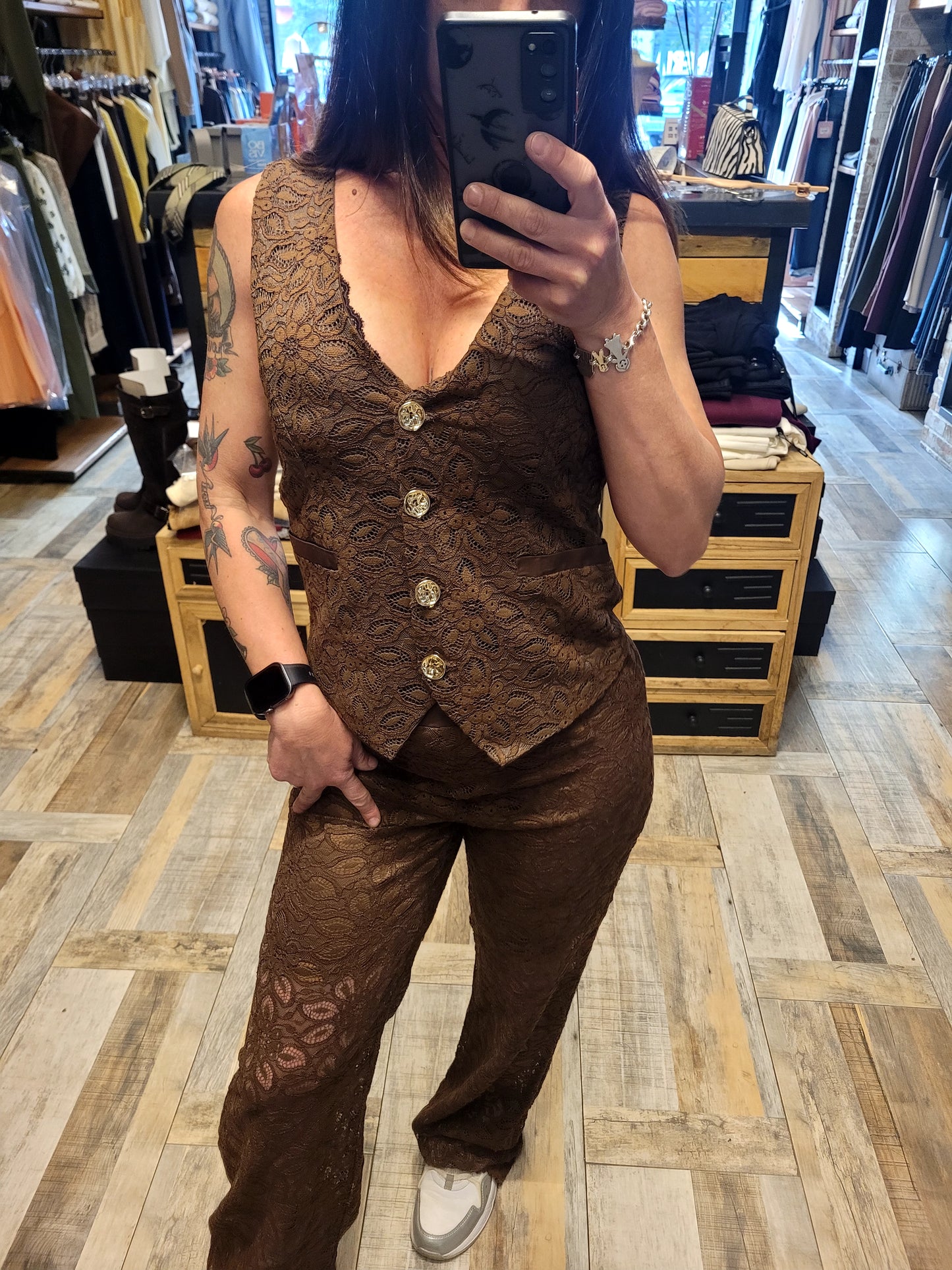Pantalone in pizzo Gaile'